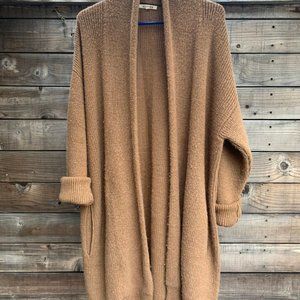 Ali Golden Chunky Cardigan Sweater